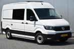 Volkswagen Crafter 2.0 TDI L3H3 140 Pk! Aut. Camera Navi PDC, Automaat, Stof, Gebruikt, 4 cilinders
