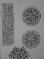 Vier prenten middeleeuwse beelden evangelisten Buffa 1860, Verzenden