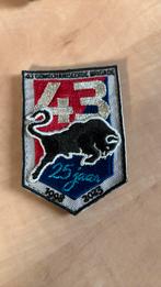 Mouwembleem 25 jaar 43 gemechaniseerde brigade, Verzenden, Landmacht, Nederland, Embleem of Badge
