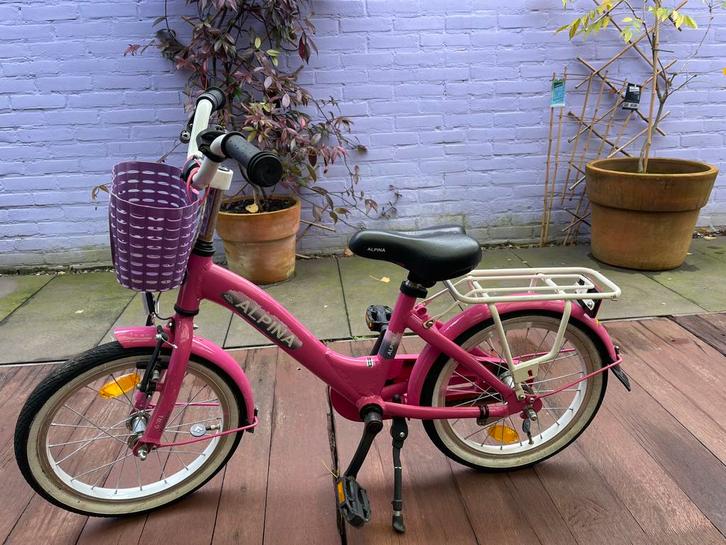 Alpina meisjes fietsje 14 “, Fietsen en Brommers, Fietsen | Kinderfietsjes, Zo goed als nieuw, Minder dan 16 inch, Ophalen