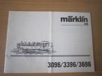 Marklin boekje van de 3096/ 3396/ 3696., Wisselstroom, Gebruikt, Märklin, Boek, Tijdschrift of Catalogus