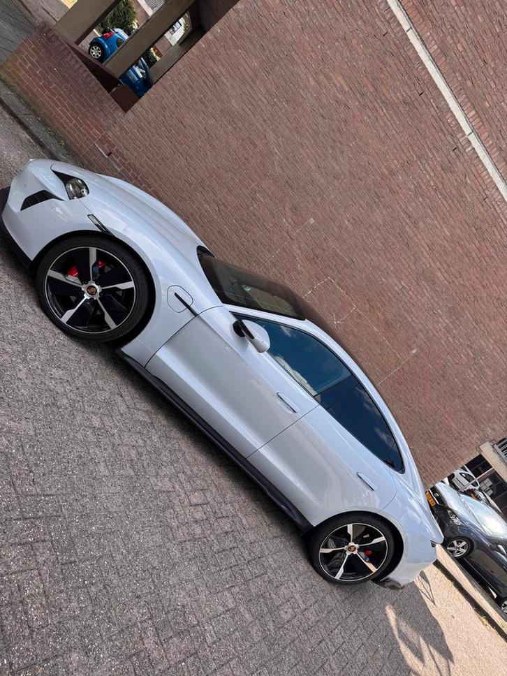 Porsche Taycan 435pk 2021 IJs-Grijs, Auto's, Porsche, Particulier, Taycan, Elektrisch, Sedan, Automaat, Origineel Nederlands, Zilver of Grijs