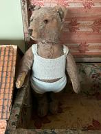 Antieke Steiff beer met knopje, Antiek en Kunst, Ophalen of Verzenden