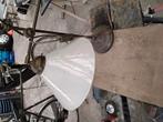 Antieke lamp op voet, Huis en Inrichting, Lampen | Lampenkappen, Ophalen, Zo goed als nieuw, Rond