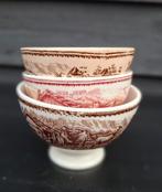 3 oude spoelkommen, spoelkommetjes, kommetjes, Boch Alps., Antiek en Kunst, Antiek | Servies los, Ophalen of Verzenden