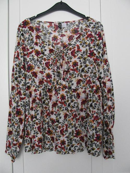 Damesblouse / bloesje met bloemenprint, maat 36, z.g.a.n., Kleding | Dames, Blouses en Tunieken, Zo goed als nieuw, Maat 36 (S)