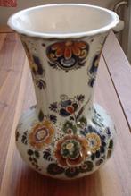 Delft Polygroom genummerde vaas - fraaie (kaststel)vaas, Antiek en Kunst, Ophalen