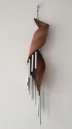 Windgong, hout, bamboe, windspel, Ophalen of Verzenden, Nieuw