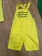 Carnavalstuinbroek met leuke tekst!, Ophalen of Verzenden, Zo goed als nieuw, Carnaval, Kleding