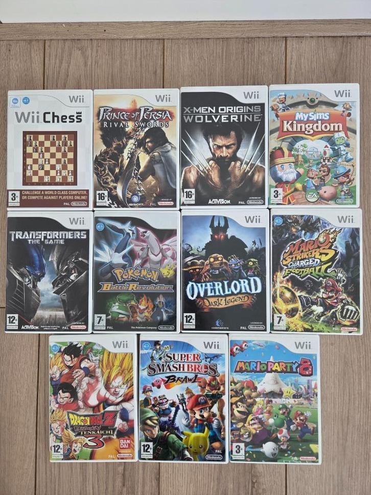 Diverse Wii Games - Mario Party 8, Pokemon, Dragon Ball Z..., Spelcomputers en Games, Games | Nintendo Wii, Zo goed als nieuw
