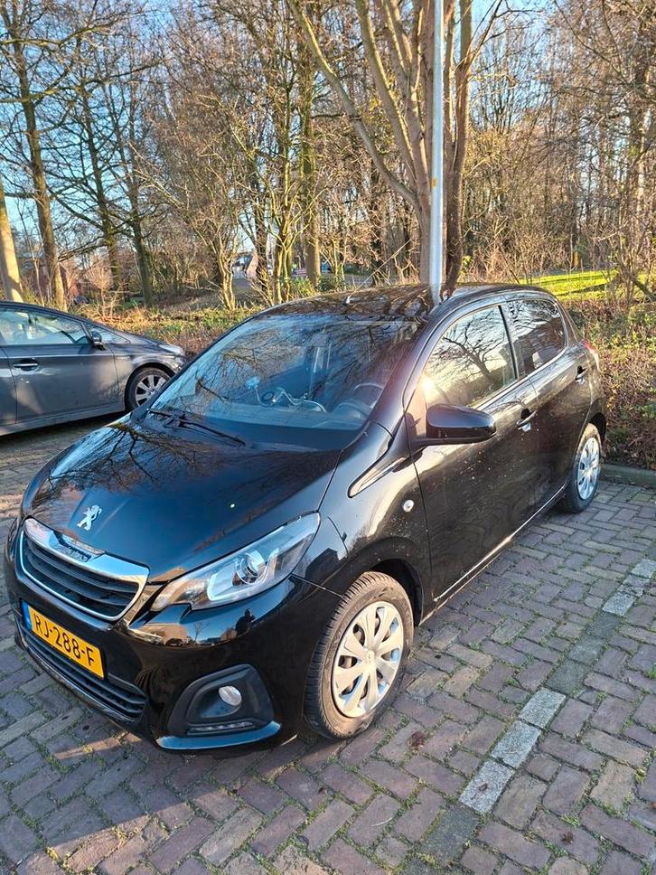 Peugeot 108 | Bouwjaar 2017 | Goed onderhouden | zwart, Auto's, Peugeot, Particulier, Benzine, B, Hatchback, Handgeschakeld, Origineel Nederlands
