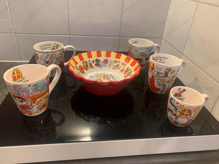 Blond amsterdam sinterklaas, Huis en Inrichting, Keuken | Servies, Zo goed als nieuw, Bord(en), Blond Amsterdam, Aardewerk, Ophalen