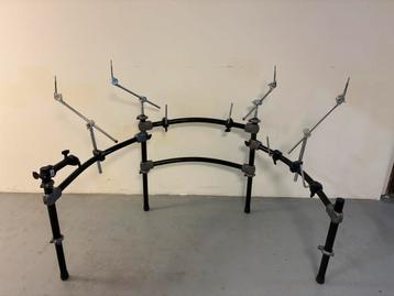 Extra groot Roland MDS-20 drumrack 4x tom en 4x bekken mount beschikbaar voor biedingen