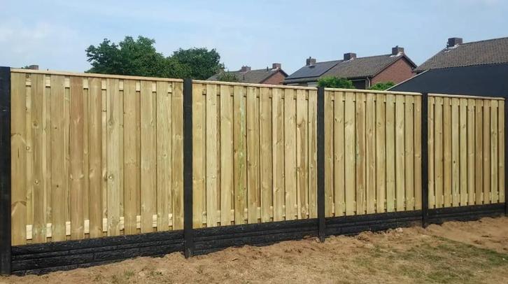 Plankenscherm 21-planks 15mm ACTIE, Tuin en Terras, Schuttingen, Nieuw, Hout, 1 tot 2 meter, Minder dan 3 meter, Ophalen