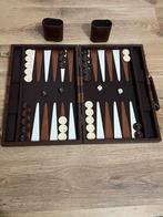 Backgammon Bordspel - prima Glad Reisspel, Een of twee spelers, Ophalen of Verzenden, Gebruikt, Reisspel