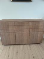 Stijlvol eiken fineer dressoir met veel opbergruimte, Ophalen, Gebruikt, 150 tot 200 cm, Eikenhout