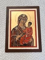 Icoon Madonna met Kind, Ophalen of Verzenden, Gebruikt, Overige typen