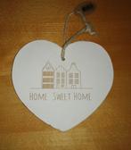 Houten hart: Home Sweet Home van 'mijnhartenwens', Huis en Inrichting, Ophalen of Verzenden, Zo goed als nieuw