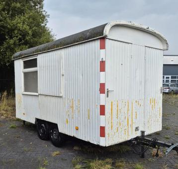 Mooie De Meeuw bouwkeet /schaftwagen/ snelverkeer  beschikbaar voor biedingen