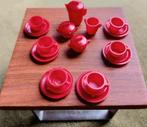 Vintage poppenhuis rood servies Crailsheimer jaren 50 60, Ophalen of Verzenden, Zo goed als nieuw, Decoratie