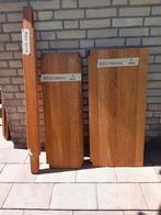 Eikenhouten planken en balkje, Doe-het-zelf en Verbouw, Hout en Planken, Ophalen, Minder dan 25 mm, Zo goed als nieuw, Plank