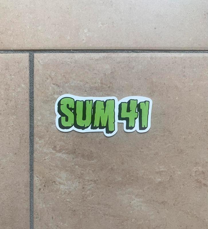 Sum 41 sticker, Verzamelen, Stickers, Nieuw, Ophalen of Verzenden
