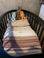 Kidsmill wieg lars zwart en blank hout, Ophalen, Zo goed als nieuw, Wieg