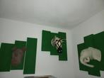 3x vilten dierenkop, Kinderen en Baby's, Kinderkamer | Inrichting en Decoratie, Ophalen, Wanddecoratie