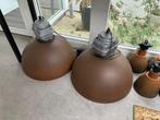 Industriële hanglampen - Vintage look, Huis en Inrichting, Lampen | Hanglampen, Ophalen, Zo goed als nieuw, Industrial & Vintage Style