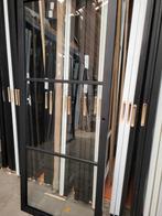 82,5x199cm binnendeur stomp Staal look zwart SL3, Nieuw, 215 cm of meer, Glas, 80 tot 100 cm