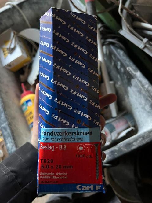 Te koop: 20 dozen Carl F. schroeven TX20 – 5,0 x 20 mm, Doe-het-zelf en Verbouw, IJzerwaren en Bevestigingsmiddelen, Zo goed als nieuw