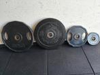 Losse Olympische Halterschijven 50mm - 42.5kg Totaal, Sport en Fitness, Fitnessmaterialen, Ophalen, ., Zo goed als nieuw, .