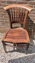 Houten stoel, gratis. Voor de houtbewerker of stoelmaker., Ophalen, Gebruikt, Bruin, Eén