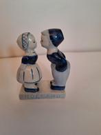 2 Delfts blauwe items en 1 beeldje in de stijl van Delfts, Verzamelen, Ophalen of Verzenden, Zo goed als nieuw, Mens