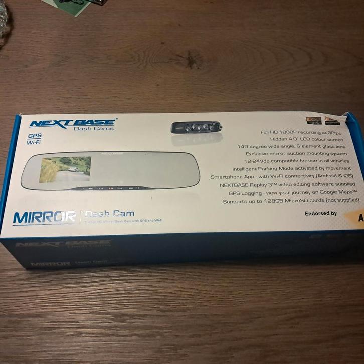 Nextbase Dashcam Achteruitkijkspiegel Nieuw, Computers en Software, Overige Computers en Software, Nieuw, Ophalen of Verzenden