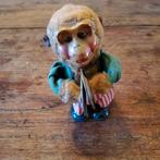 Vintage/antiek speelgoed: aap met bekkens, Antiek en Kunst, Antiek | Speelgoed, Ophalen of Verzenden