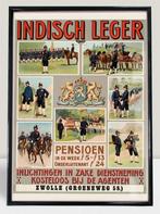 KNIL Indisch Leger 1909 Propaganda Poster in lijst, Verzenden, Landmacht, Nederland, Foto of Poster