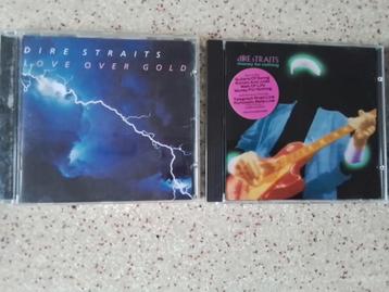 2 cd,s Dire Straits,Money for Nothing,love over Gold beschikbaar voor biedingen