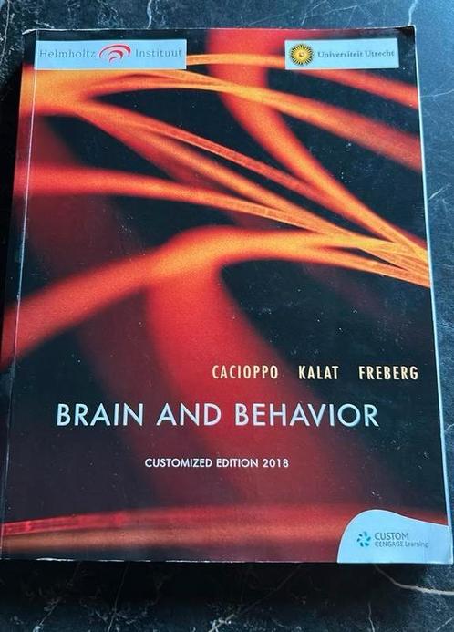 Brain and Behavior - Cacioppo et al. 9781473769779, Boeken, Studieboeken en Cursussen, Zo goed als nieuw, WO, Gamma, Ophalen of Verzenden