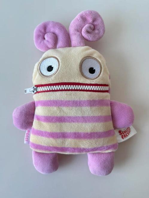 Knuffel zorgenvriendje Polli roze/wit / Sorgenfresser, Kinderen en Baby's, Speelgoed | Knuffels en Pluche, Zo goed als nieuw, Overige typen