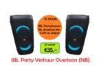 TE HUUR JBL Partybox 310 incl. licht, Ophalen, Zo goed als nieuw