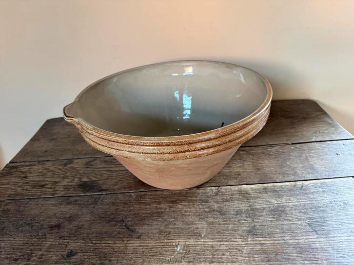 Grote schenkkom aardewerk kom, Antiek en Kunst, Curiosa en Brocante, Ophalen