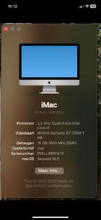 iMac 27-inch (Late 2013), Computers en Software, Apple Desktops, HDD, IMac, Ophalen of Verzenden, Zo goed als nieuw
