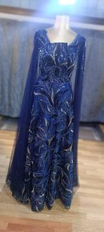 Gelegenbeid jurk, Galajurk, Blauw, Maat 42/44 (L), Ophalen of Verzenden