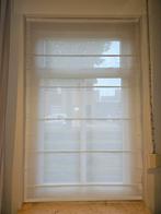 Vouwgordijnen wit linnen 1750x110 (3 stuks), Ophalen, Gebruikt, 100 tot 150 cm, Wit