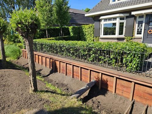 Beschoeiing, Schuttingen, bestrating, keramische tegels, Tuin en Terras, Tegels en Klinkers, Nieuw, Terrastegels, Keramiek, 10 m² of meer
