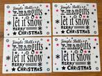 4 X Placemats Kerst, Diversen, Ophalen of Verzenden, Zo goed als nieuw