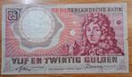107# Nederland 25 Gulden 1955 P87, Postzegels en Munten, Ophalen of Verzenden, Overige landen