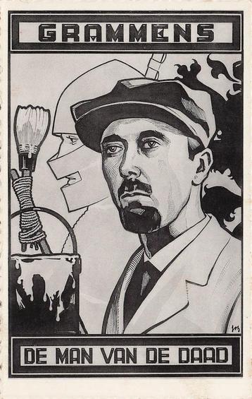 AZ176 Flor Grammens man vd. Daad taal activist Belgie ca1920 beschikbaar voor biedingen