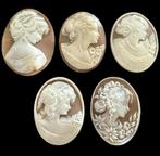 Cameo Agaat Amulet Set Camee Sieraden Camee, Ophalen of Verzenden, Overige materialen